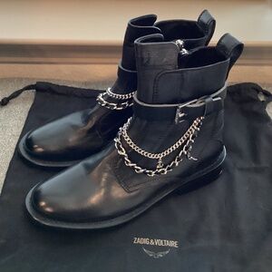 Zadig & Voltaire Laureen Zip Boot (Women) 9US / 39EU